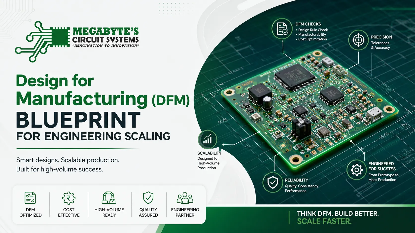 Design for Manufacturing (DFM) Blueprint for Engineering Scaling