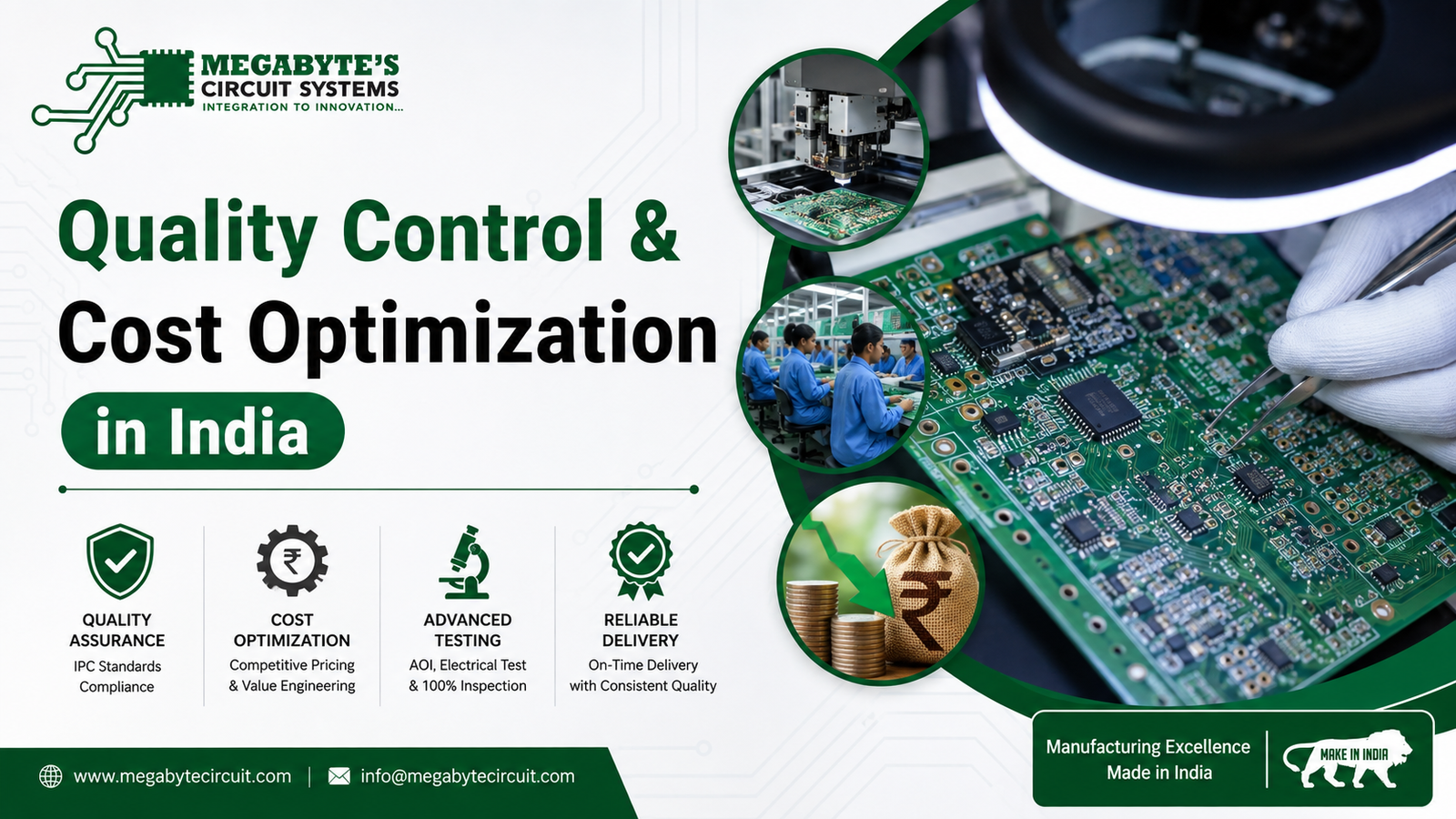 Quality Control & Cost Optimization in India