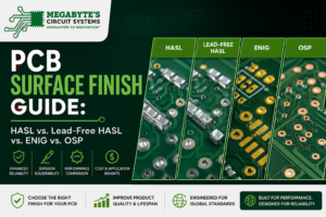 HASL vs. Lead-Free HASL vs. ENIG vs. OSP