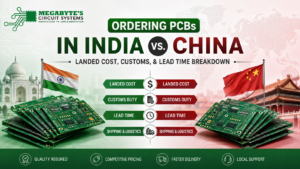 Ordering PCBs in India vs. China