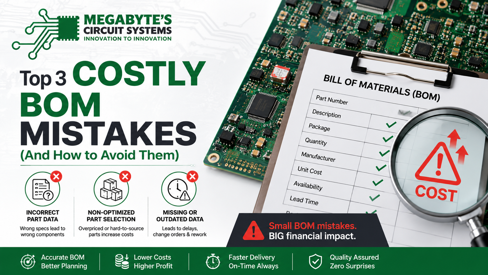 Top 3 Costly BOM Mistakes (And How to Avoid Them)