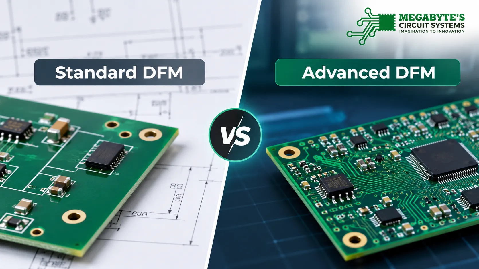 DFM Design Rules Comparison: Standard vs. Advanced Process